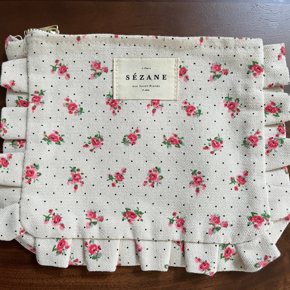 Sezane Flowered Pouch
